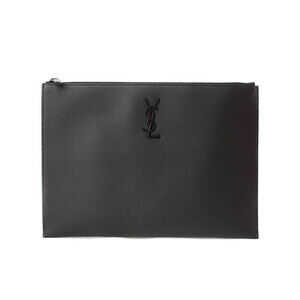 SAINT LAURENT PARIS Monogram Zip Tablet Case Wallet